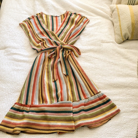 Mango Dresses & Skirts - Mango Multicolor Striped Dress